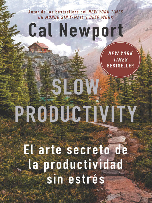 Title details for Slow Productivity by Cal Newport - Wait list